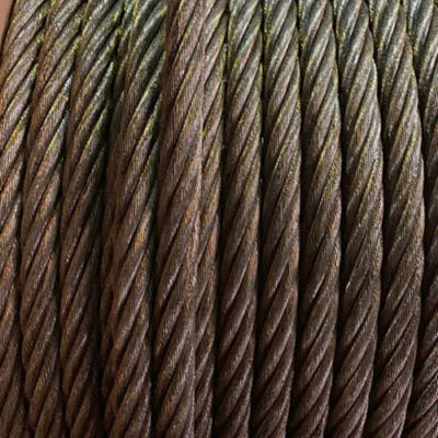 Un buon prezzo. Corda di filo di acciaio 6x19 di diametro flessibile 3/16' Corda di filo di acciaio per navi di ingegneria navale galvanizzata in linea