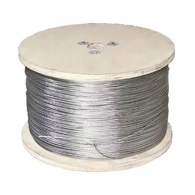 Un buon prezzo. Corde di filo in acciaio inossidabile 7x19 ad alta resistenza, adatte ad ambienti industriali ad alta temperatura e ad alta corrosione in linea