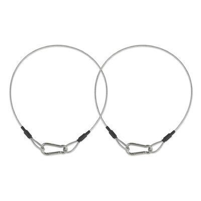 Un buon prezzo. Sling di corda di filo in acciaio inossidabile Sling di sicurezza del cavo con serratura carabiner in linea