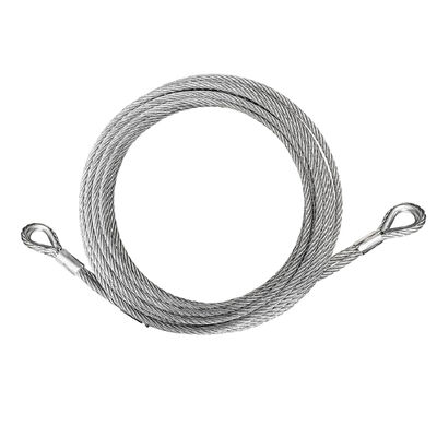 Un buon prezzo. Sling di filo di acciaio inossidabile Sling di filo di acciaio occhio e occhio Sling di filo di acciaio Meccanicamente spliced Rigging Sling di sollevamento in linea
