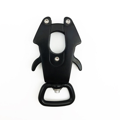 Un buon prezzo. Aluminio Pet rilascio guinzaglio Clip rana Pet Snap Hook Guinzaglio carabiner sicurezza imbracatura Collare Rana Clip Guinzaglio in linea