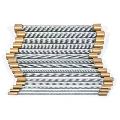 Un buon prezzo. Filo di acciaio al carbonio zincato intrecciato AISI 7/32 SWG 7/1.83mm per tiranti/sostegni con servizio di piegatura in linea