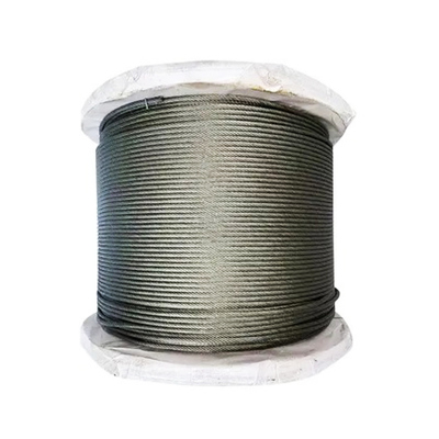 Un buon prezzo. 4V*39S-5FC Fune d'acciaio zincato per piattaforme sospese per macchine edili Zincata lucida in linea