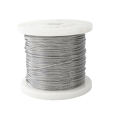 Un buon prezzo. 304 Stainless Steel Wire Rope 7x19 Strands Construction for Shade Sail & Hanging Lights Hardware Kit in linea