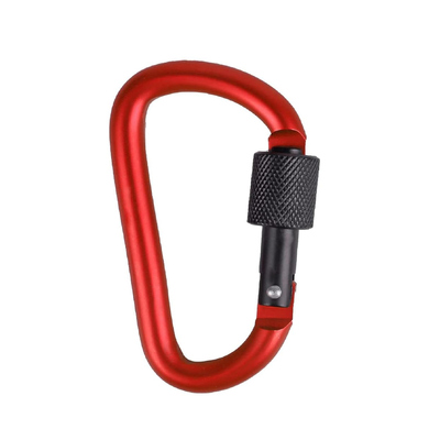 Un buon prezzo. 6kN multicolore in alluminio a forma di D Anello chiavi Anelli di chiave Clips di bloccaggio Carabiner per campeggio Pesca e uso all'aperto in linea