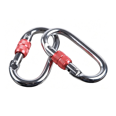 Un buon prezzo. Carabiner per arrampicata 25kN 5620Lbs Carabiner di blocco pesante Clip di blocco industriale Carabiner per arrampicata in linea