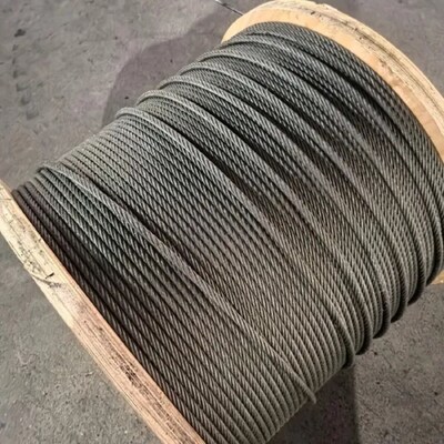 Un buon prezzo. Cavi in acciaio a rubinetto freddo MIL-DTL-83420 da 3,18 mm per fili di filo di acciaio galvanizzato da 7x19 1/8