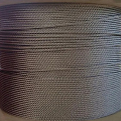 Un buon prezzo. Cavo resistente all'abrasione del cavo metallico dell'acciaio inossidabile 7x19 6mm 304 del grado per le condizioni di lavoro dure in linea
