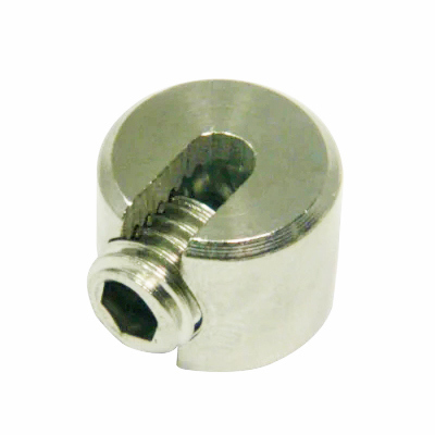 Un buon prezzo. Acciaio inossidabile Crimp cavo filo di corda Stopper fine su filo di corda in linea