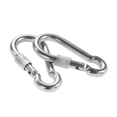 Un buon prezzo. Ganci per moschettone con bloccaggio a vite in acciaio inossidabile 316 Moschettone a molla per moschettone per carichi pesanti con bloccaggio a vite in linea
