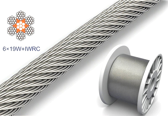 Un buon prezzo. Cavo in acciaio inossidabile AISI 316 non magnetico 7x19 per attrezzature sensibili in linea