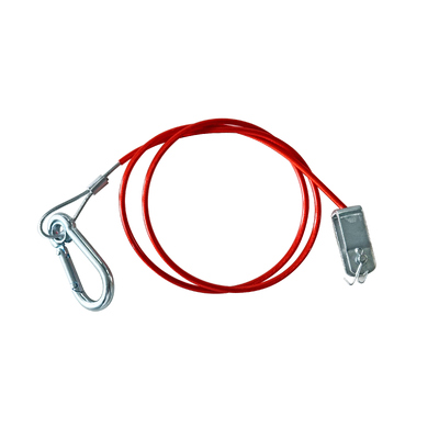 Un buon prezzo. Sling per cavi in acciaio al carbonio rivestito in PVC con ganci e chiavi in linea